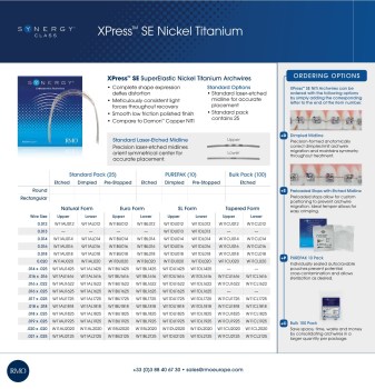 Synergy Class XPress SE Nickel Titanium